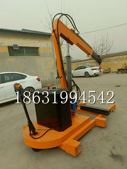 广阳区自卸车厢随车吊 自制轮式四不像起重机 四驱平板吊 5吨 贵盛